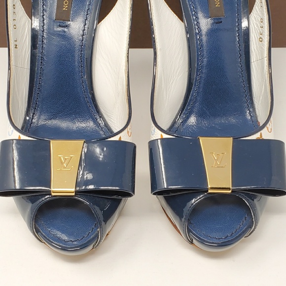 💯 Auth Louis Vuitton Multicolor High Heel Shoes - Picture 5 of 8